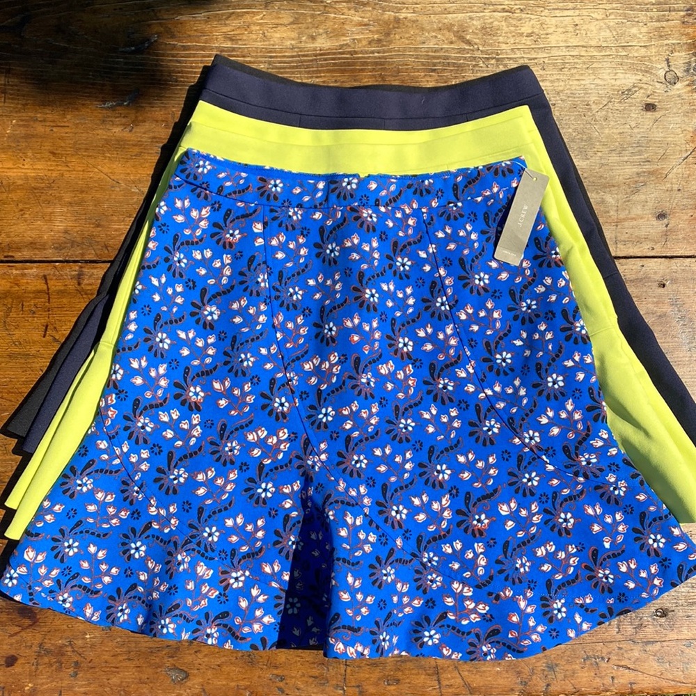 Jcrew flute skirts!